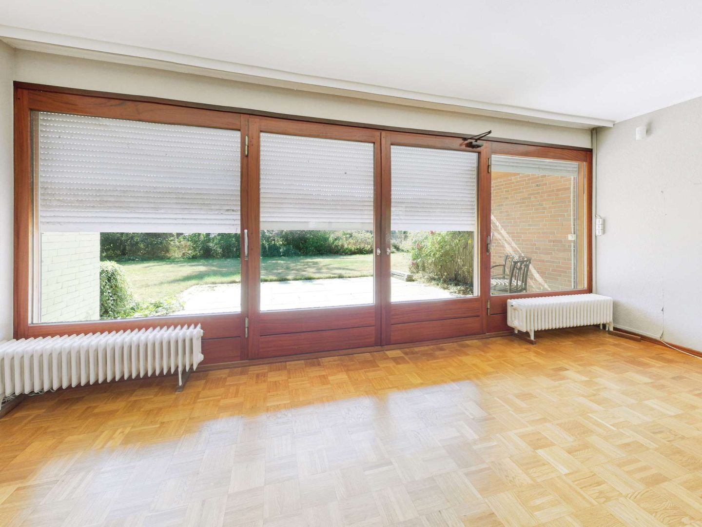 Wohnen mit Blick in den Garten